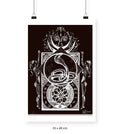 Zodiaco Negro - 33 x 48 cm