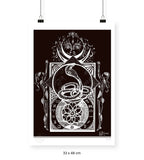 Zodiaco Negro - 33 x 48 cm