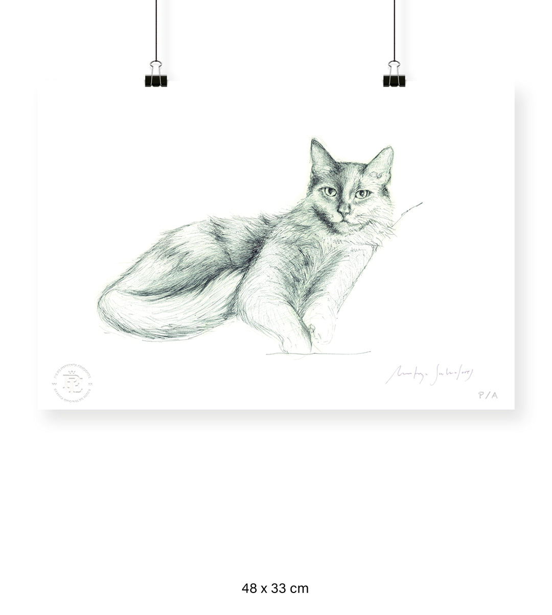 Lila - 48 x 33 cm
