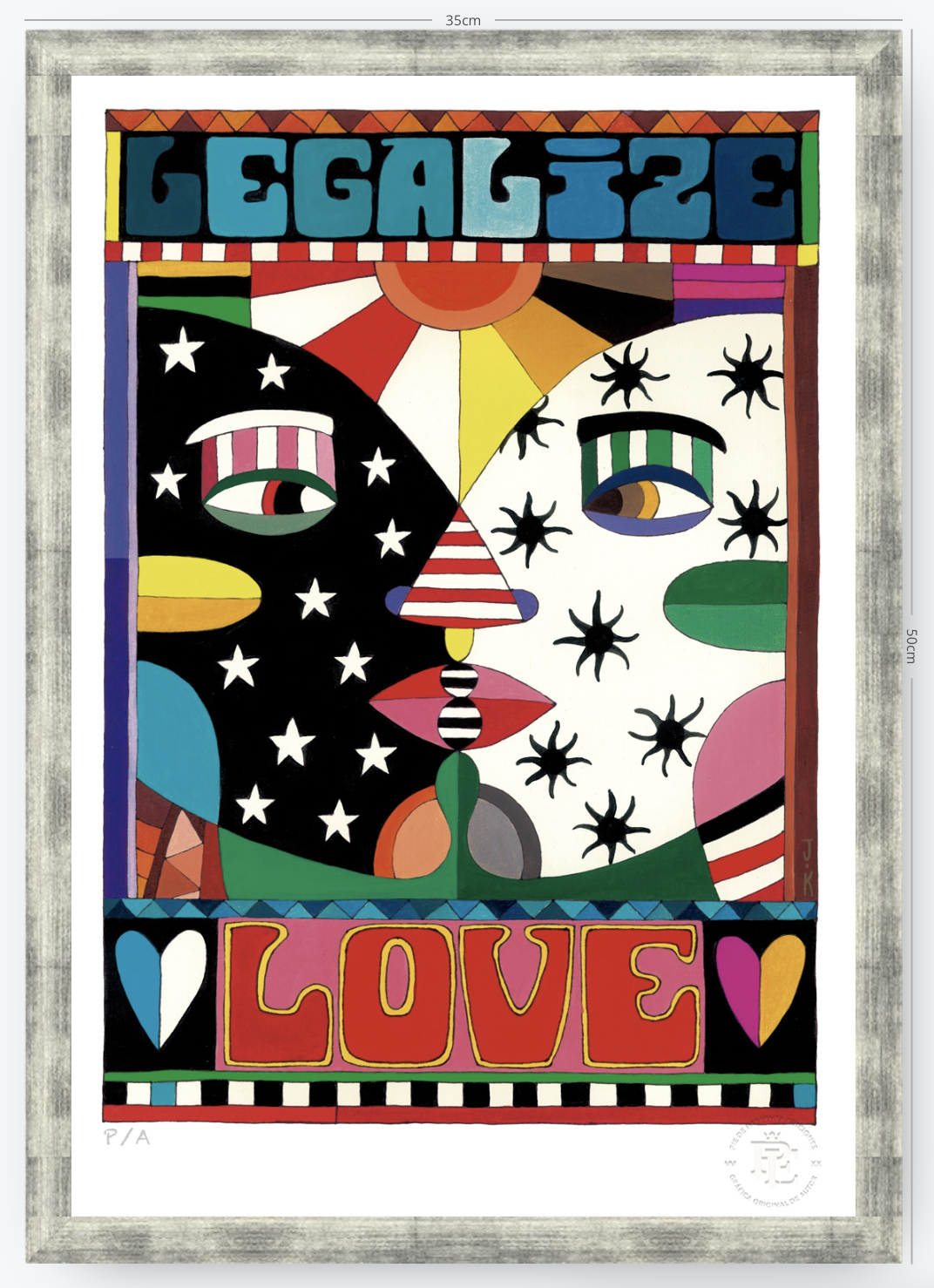 Legalize Love - 33 x 48 cm