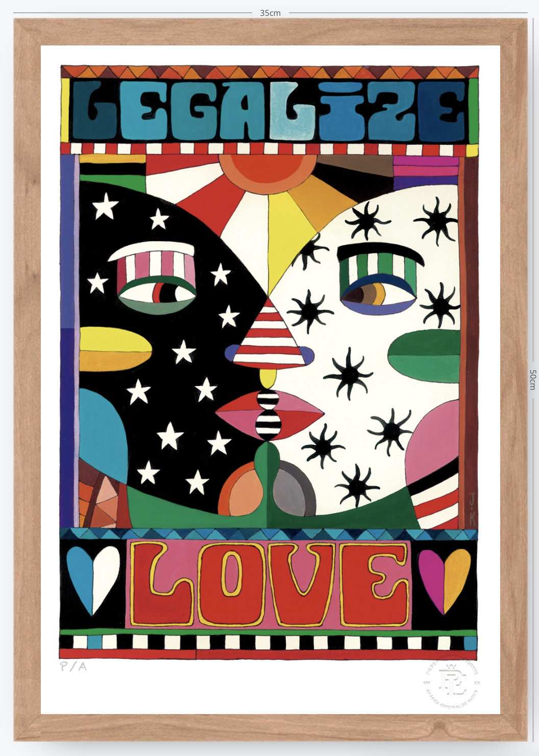 Legalize Love - 33 x 48 cm