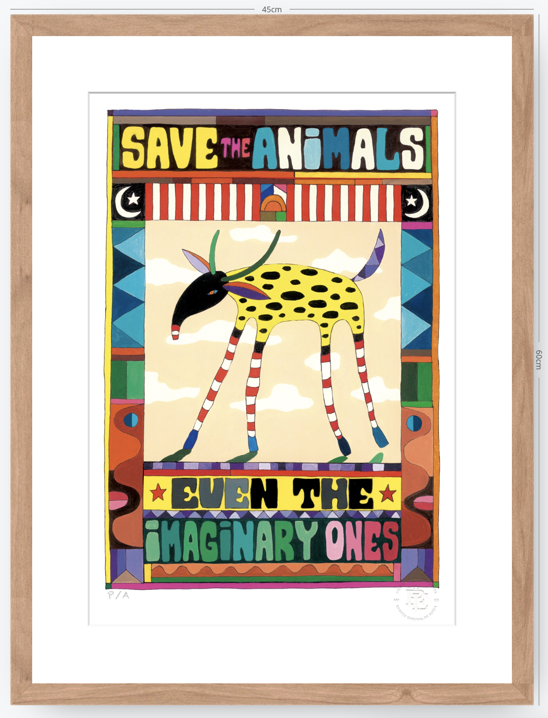 Save The Animals - 33 x 48 cm