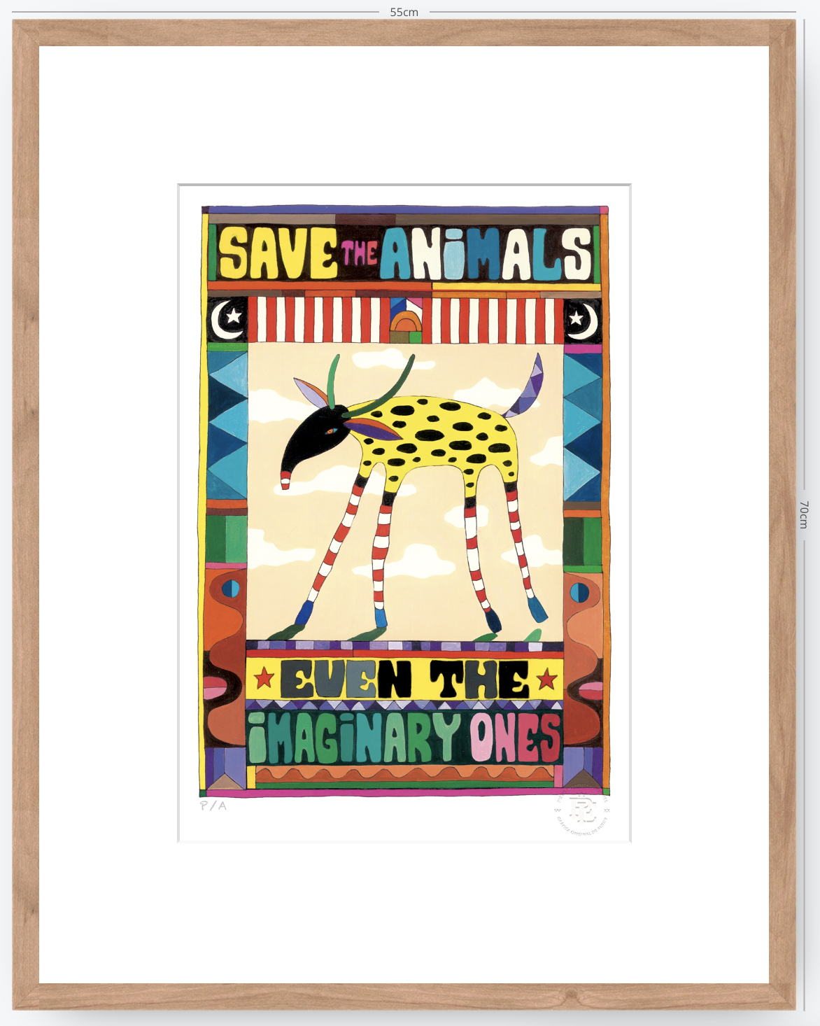 Save The Animals - 33 x 48 cm