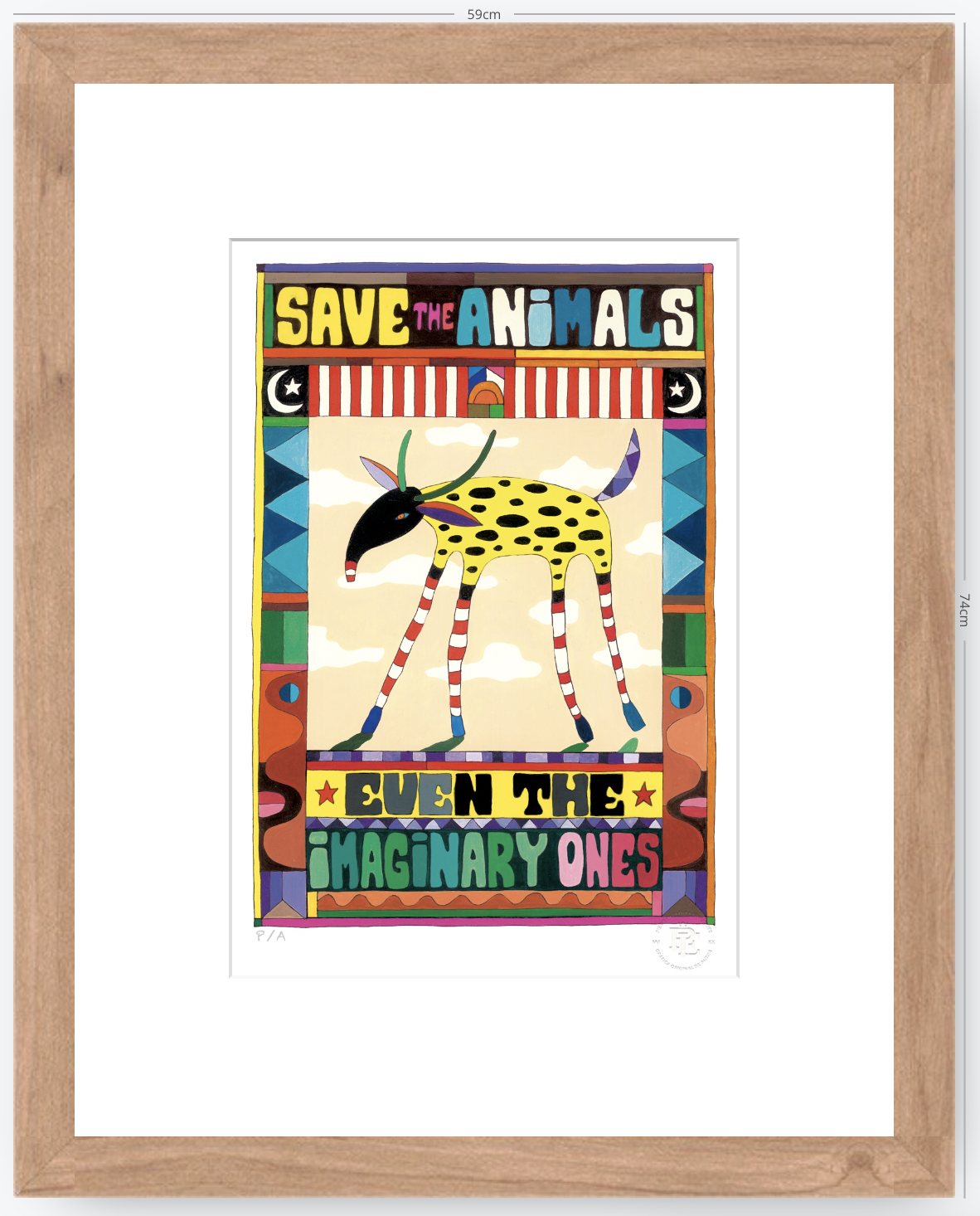 Save The Animals - 33 x 48 cm