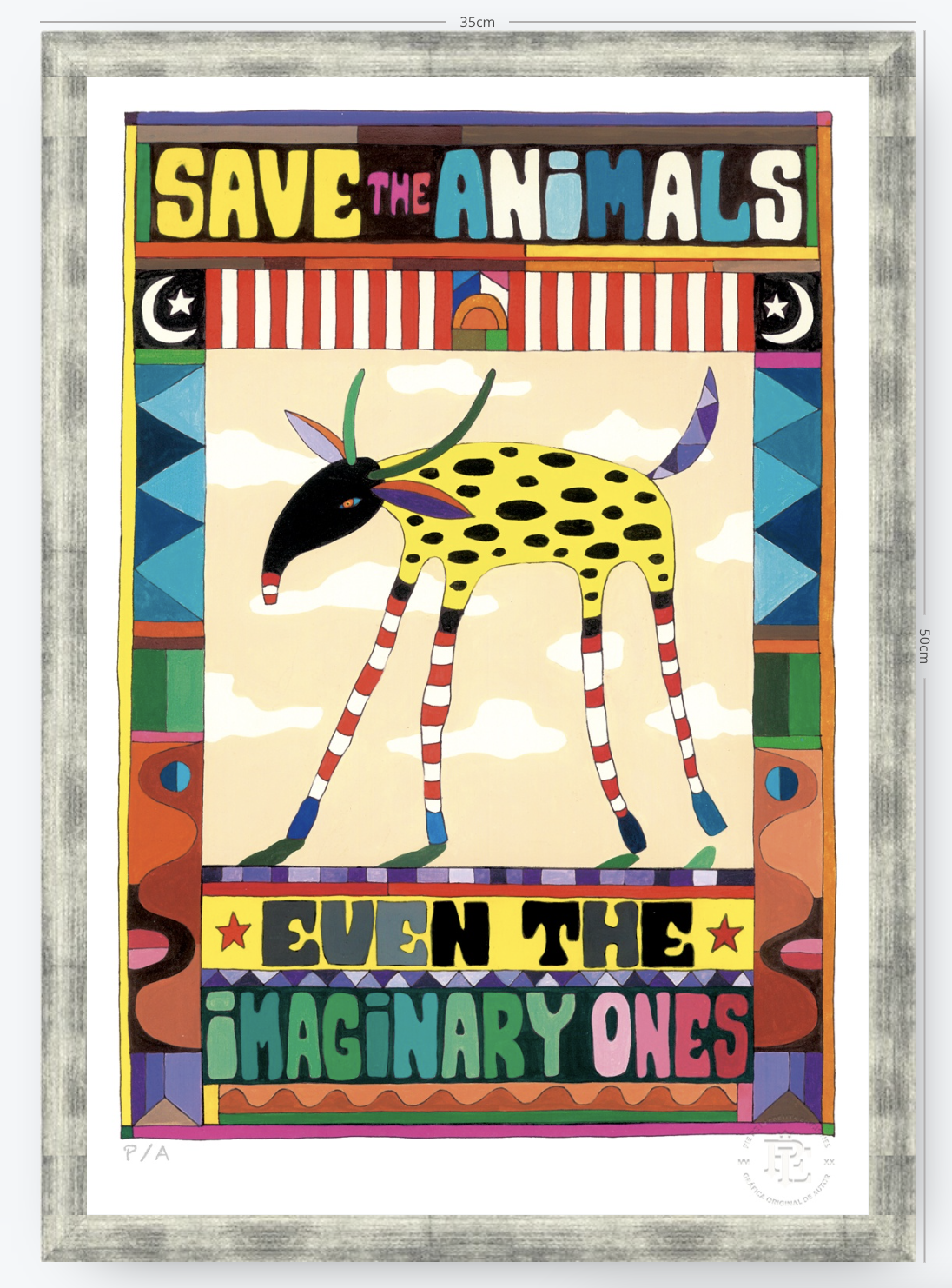 Save The Animals - 33 x 48 cm