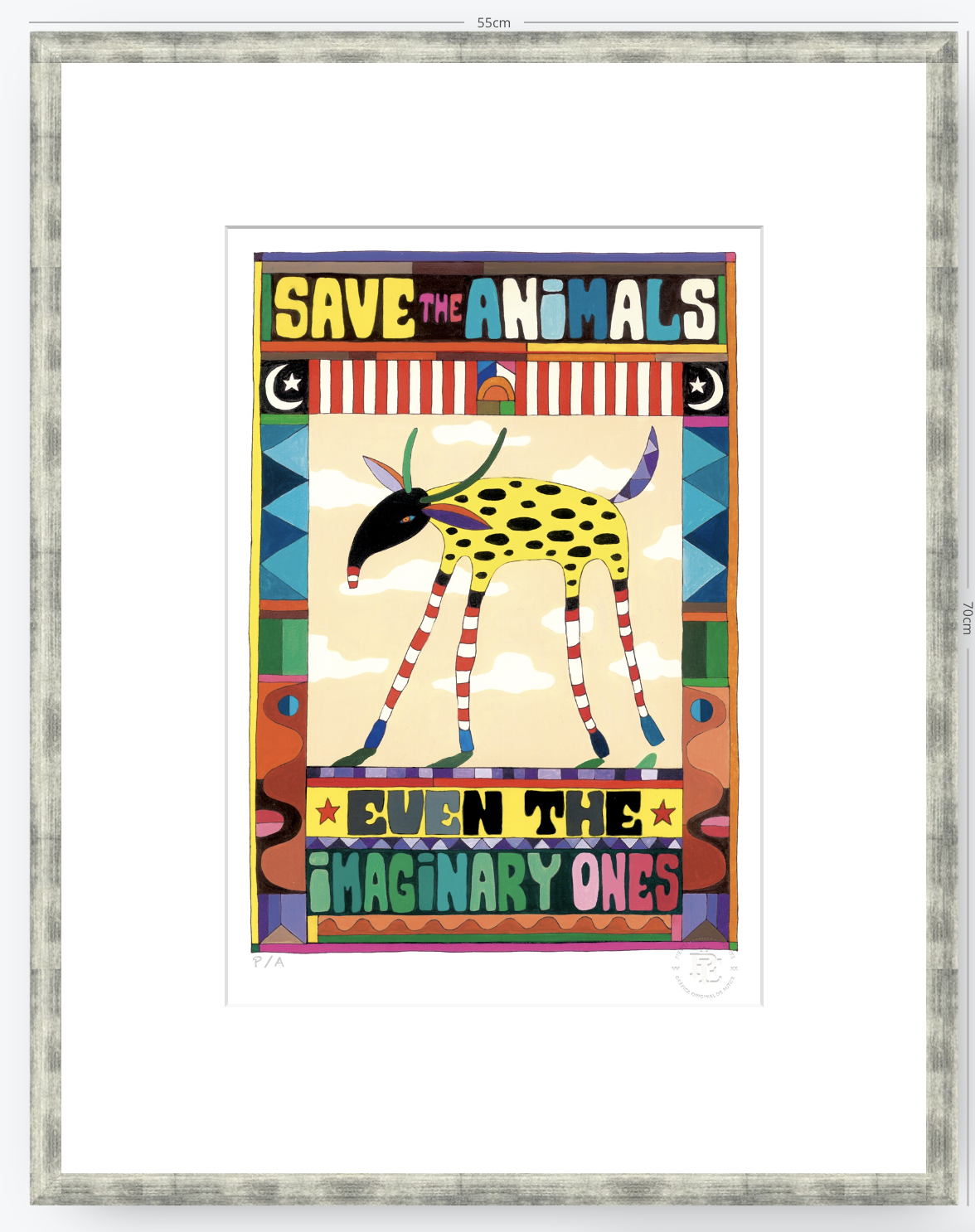 Save The Animals - 33 x 48 cm