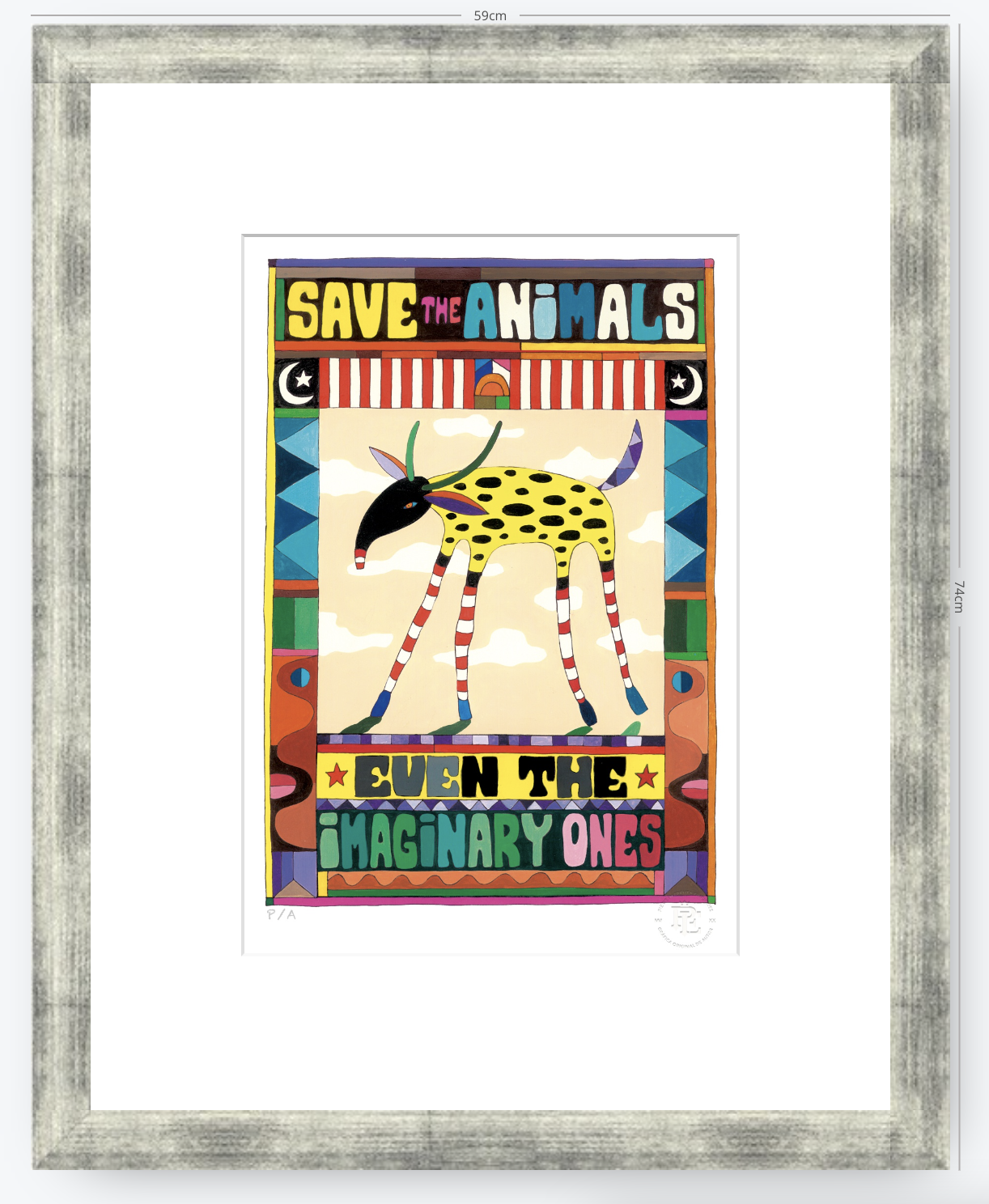 Save The Animals - 33 x 48 cm