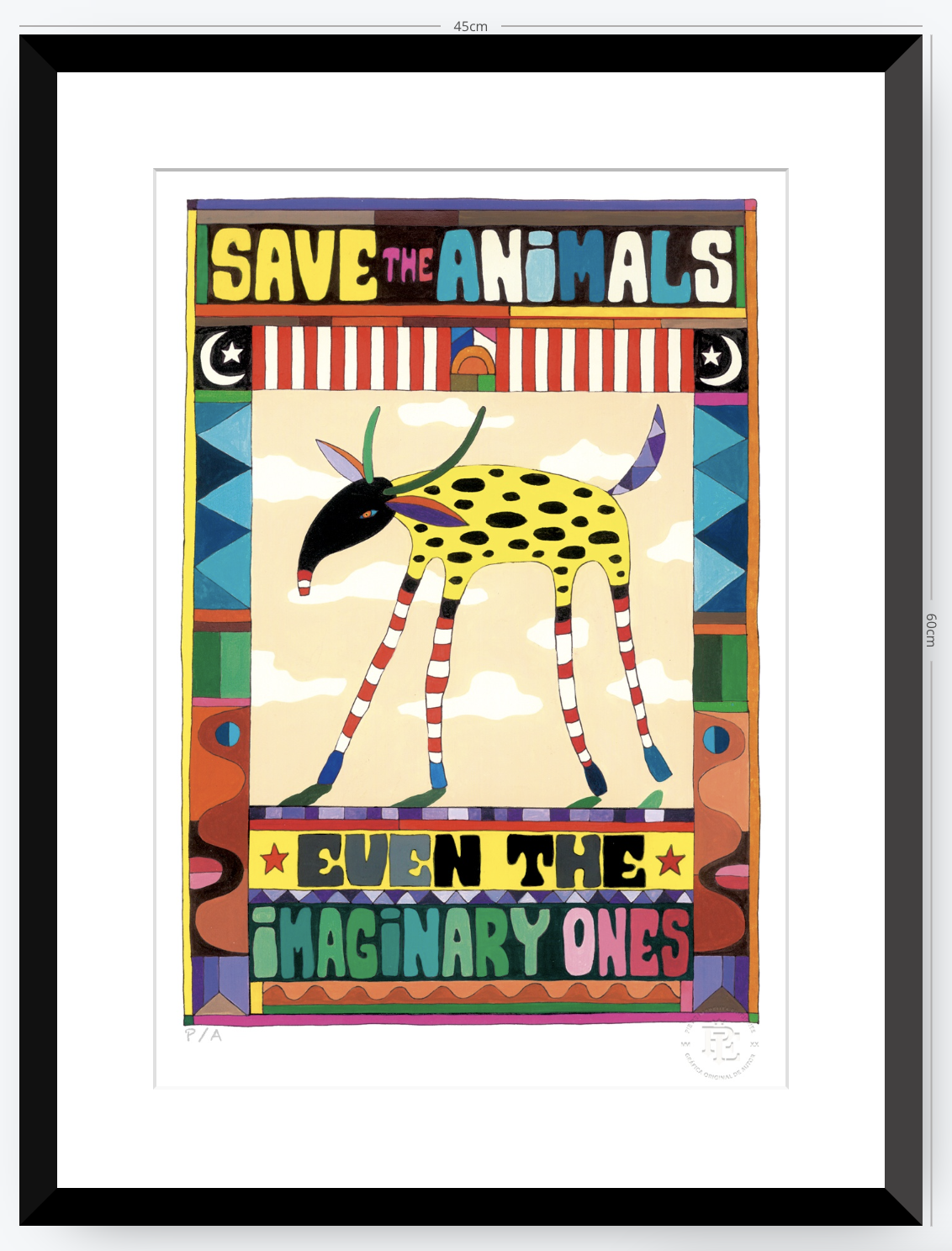 Save The Animals - 33 x 48 cm