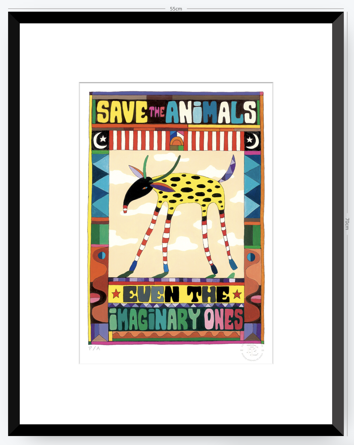 Save The Animals - 33 x 48 cm