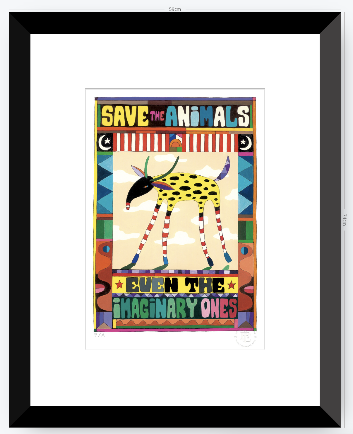 Save The Animals - 33 x 48 cm