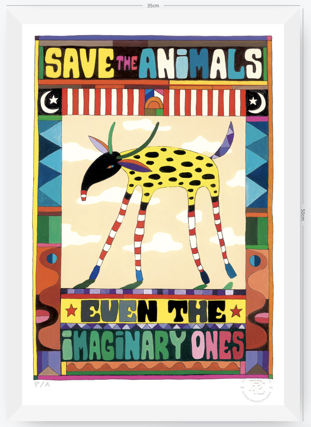 Save The Animals - 33 x 48 cm