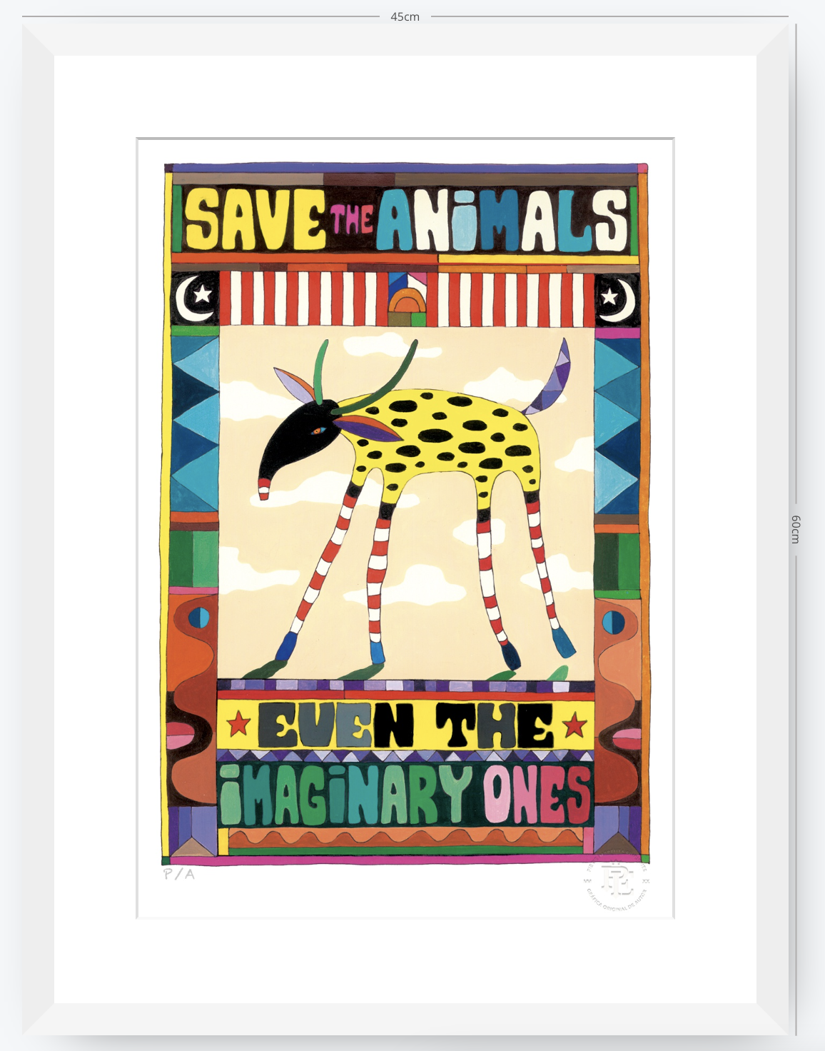 Save The Animals - 33 x 48 cm