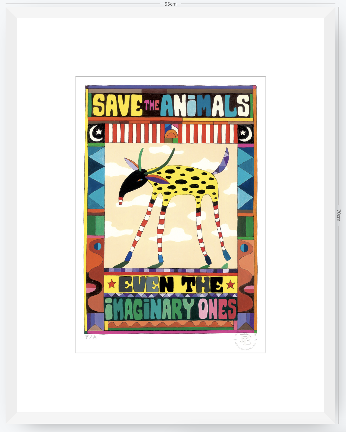 Save The Animals - 33 x 48 cm