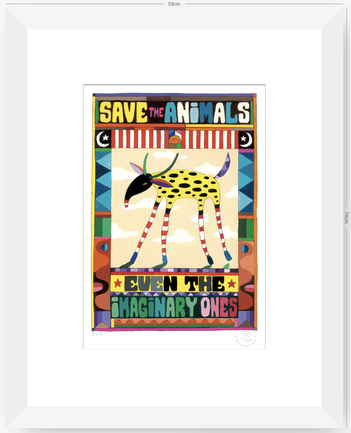 Save The Animals - 33 x 48 cm