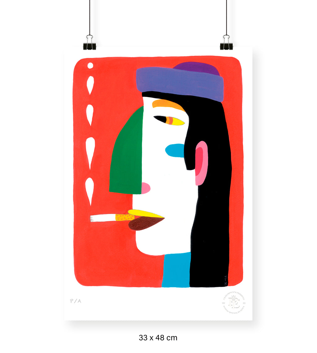 Fumeta II - 33 x 48 cm