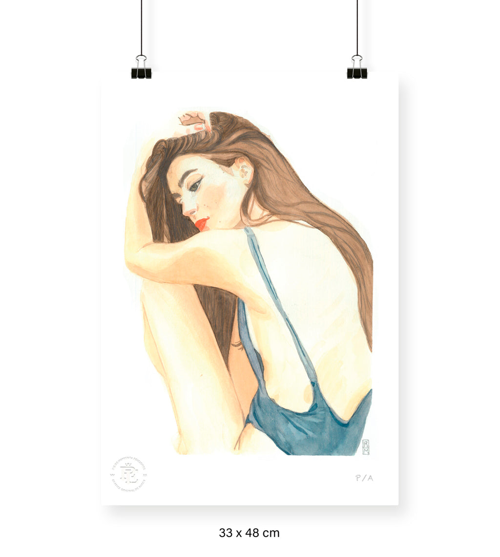 Yin 1 / Mujer De Espalda - 33 x 48 cm