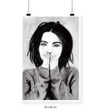 Bjork - 33 x 48 cm