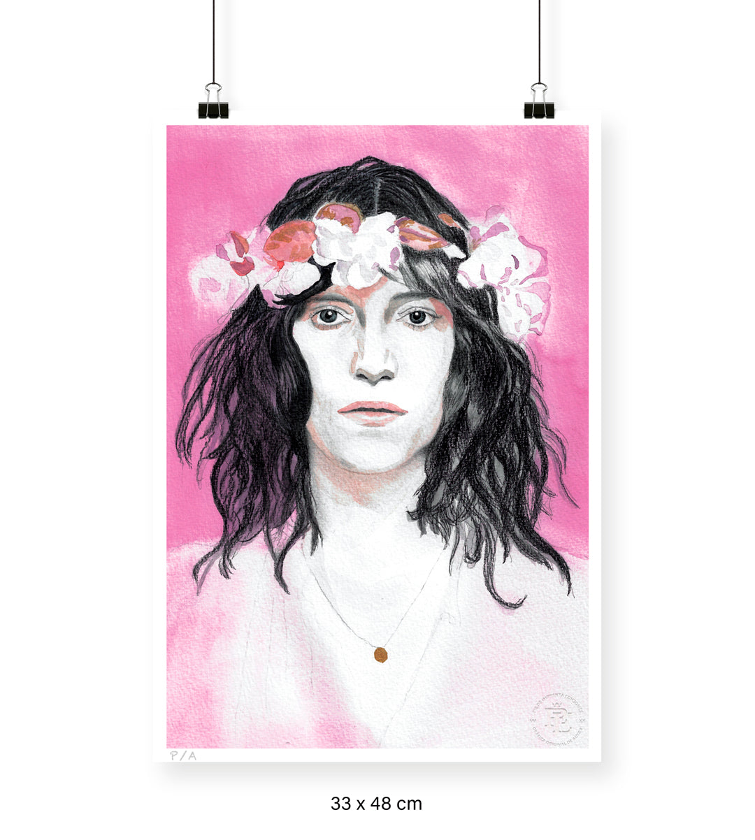 Patti Smith - 33 x 48 cm
