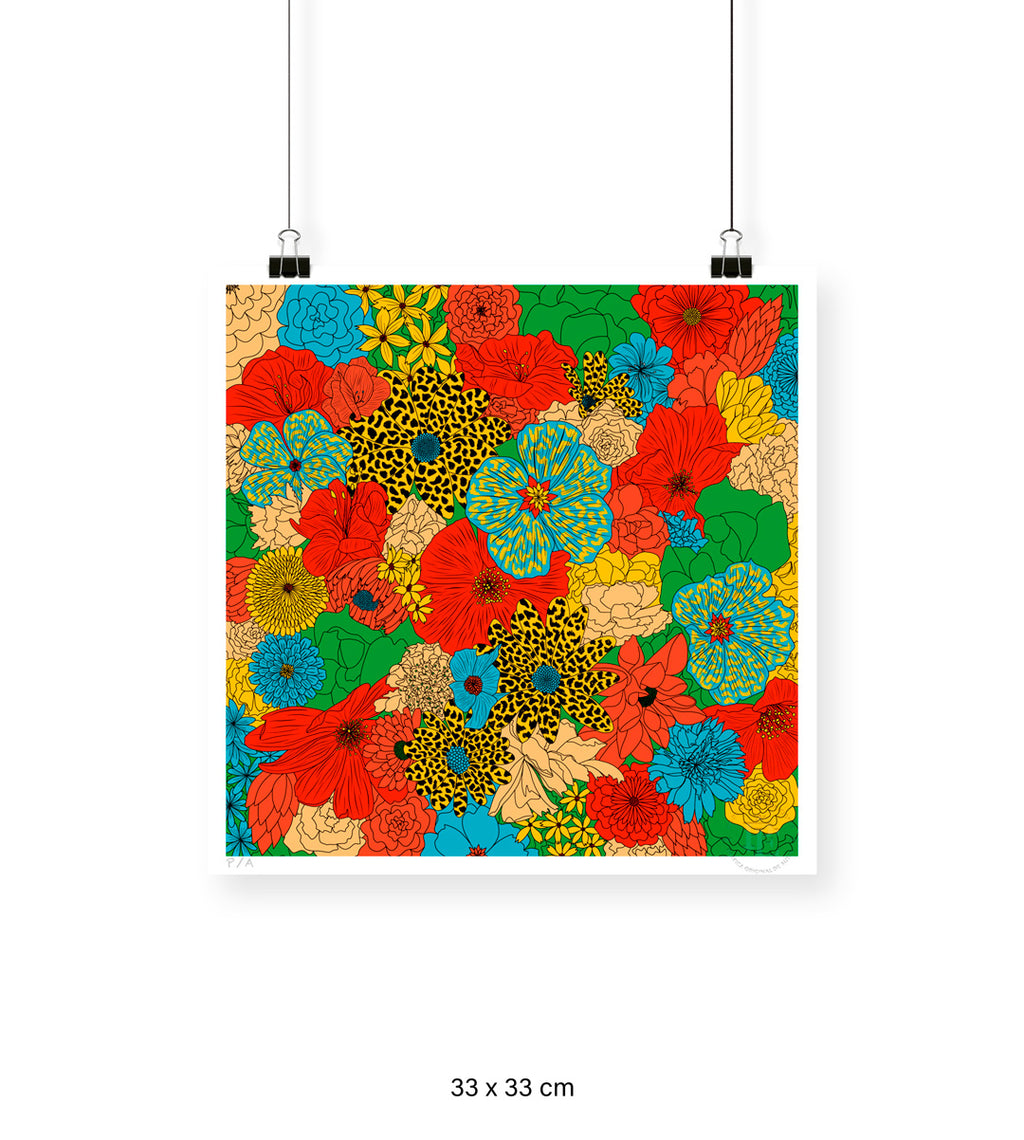 Safari III - 33 x 33 cm