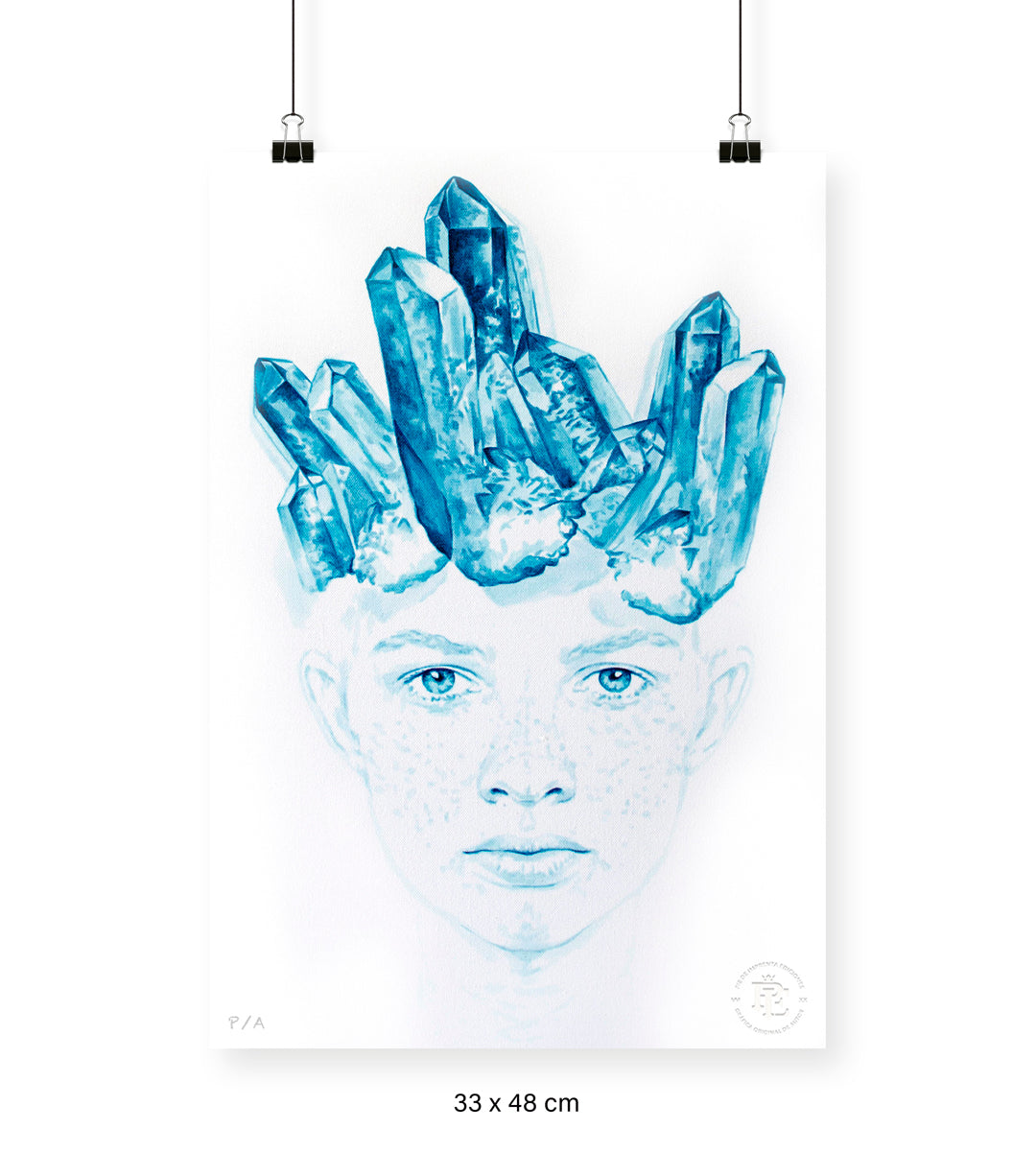 Cuarzo AquaAura - 33 x 48 cm