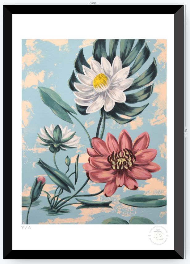 Lotus I - 33 x 48 cm