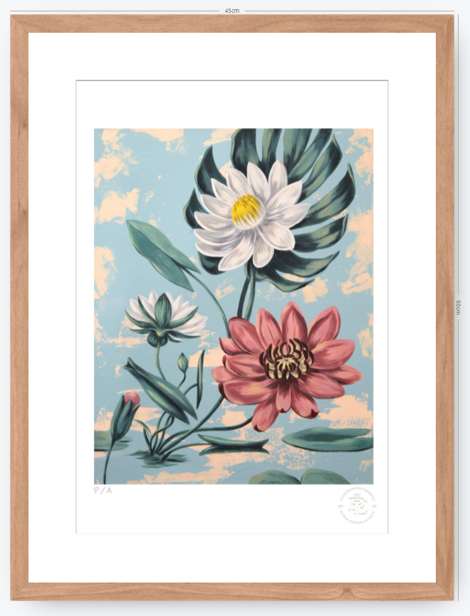 Lotus I - 33 x 48 cm
