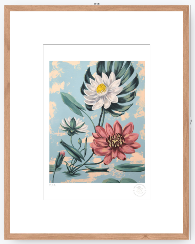 Lotus I - 33 x 48 cm