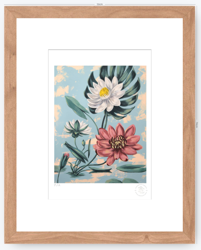 Lotus I - 33 x 48 cm