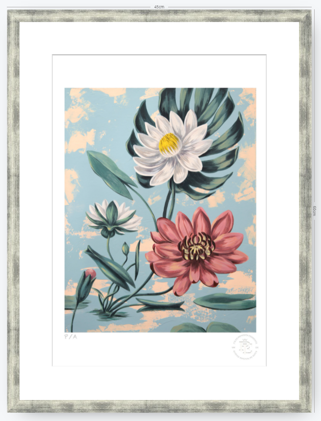 Lotus I - 33 x 48 cm