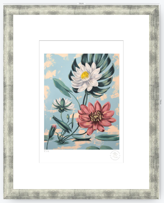 Lotus I - 33 x 48 cm