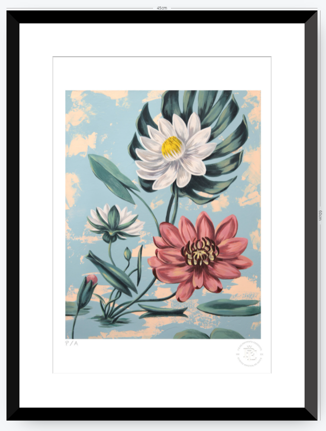 Lotus I - 33 x 48 cm