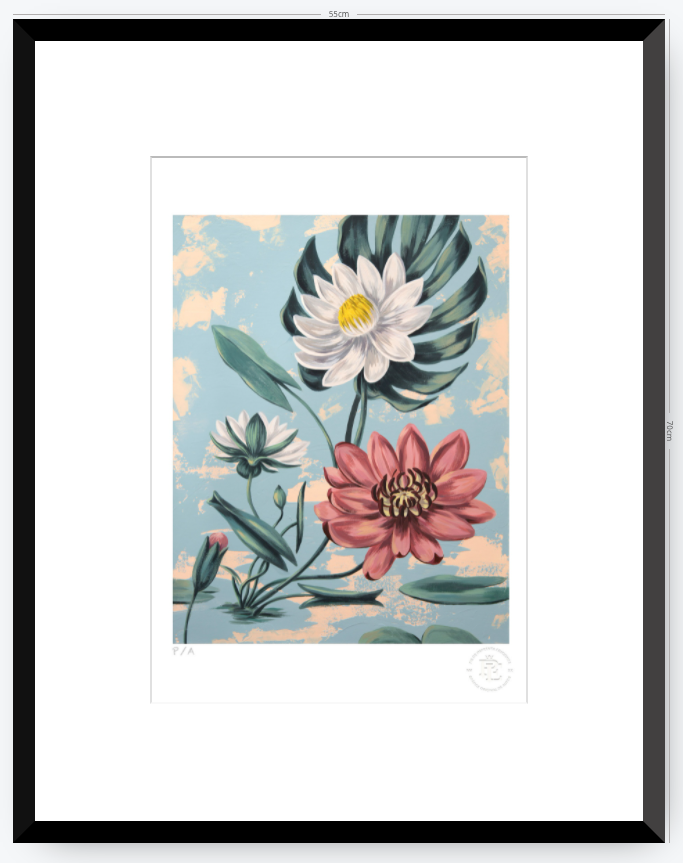 Lotus I - 33 x 48 cm