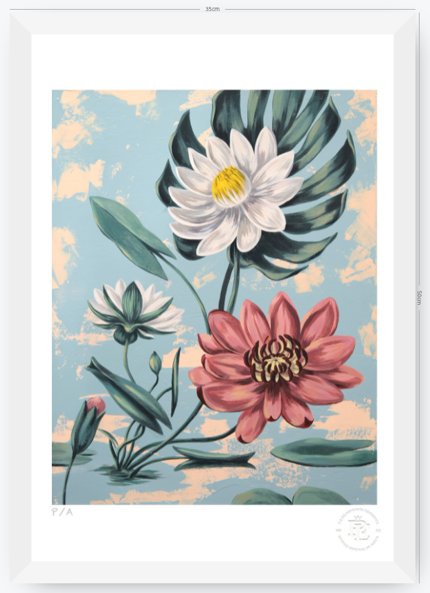 Lotus I - 33 x 48 cm