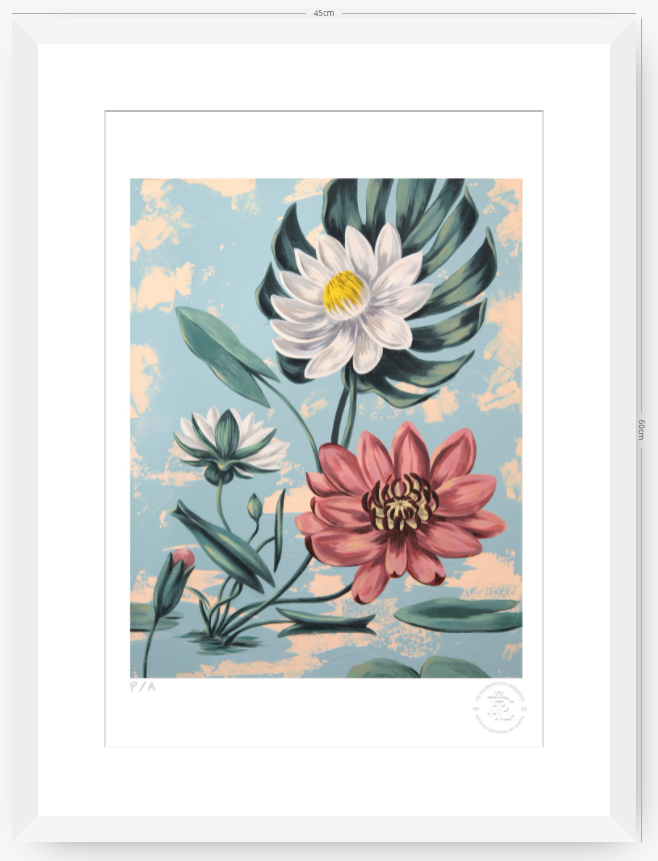 Lotus I - 33 x 48 cm