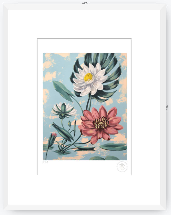 Lotus I - 33 x 48 cm