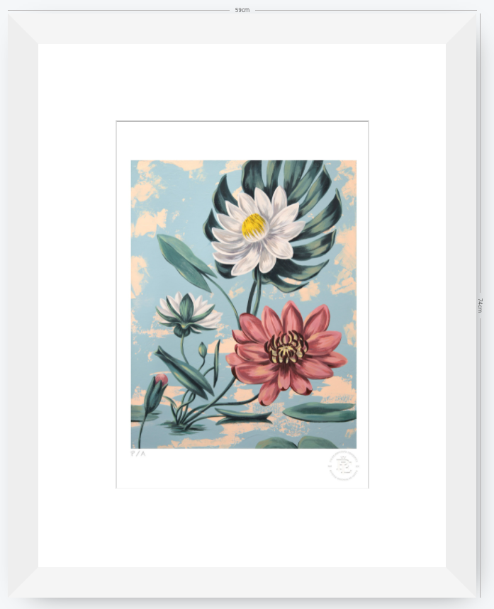Lotus I - 33 x 48 cm