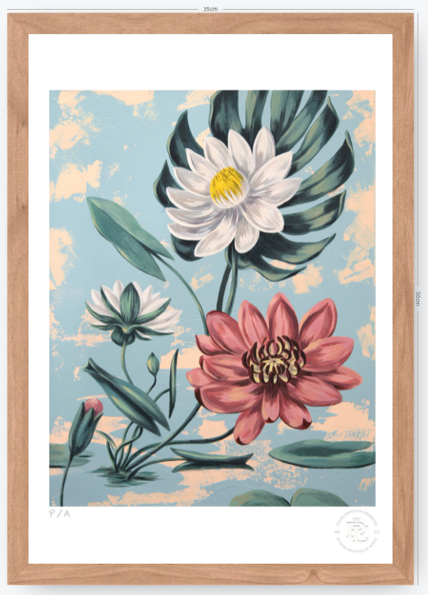 Lotus I - 33 x 48 cm