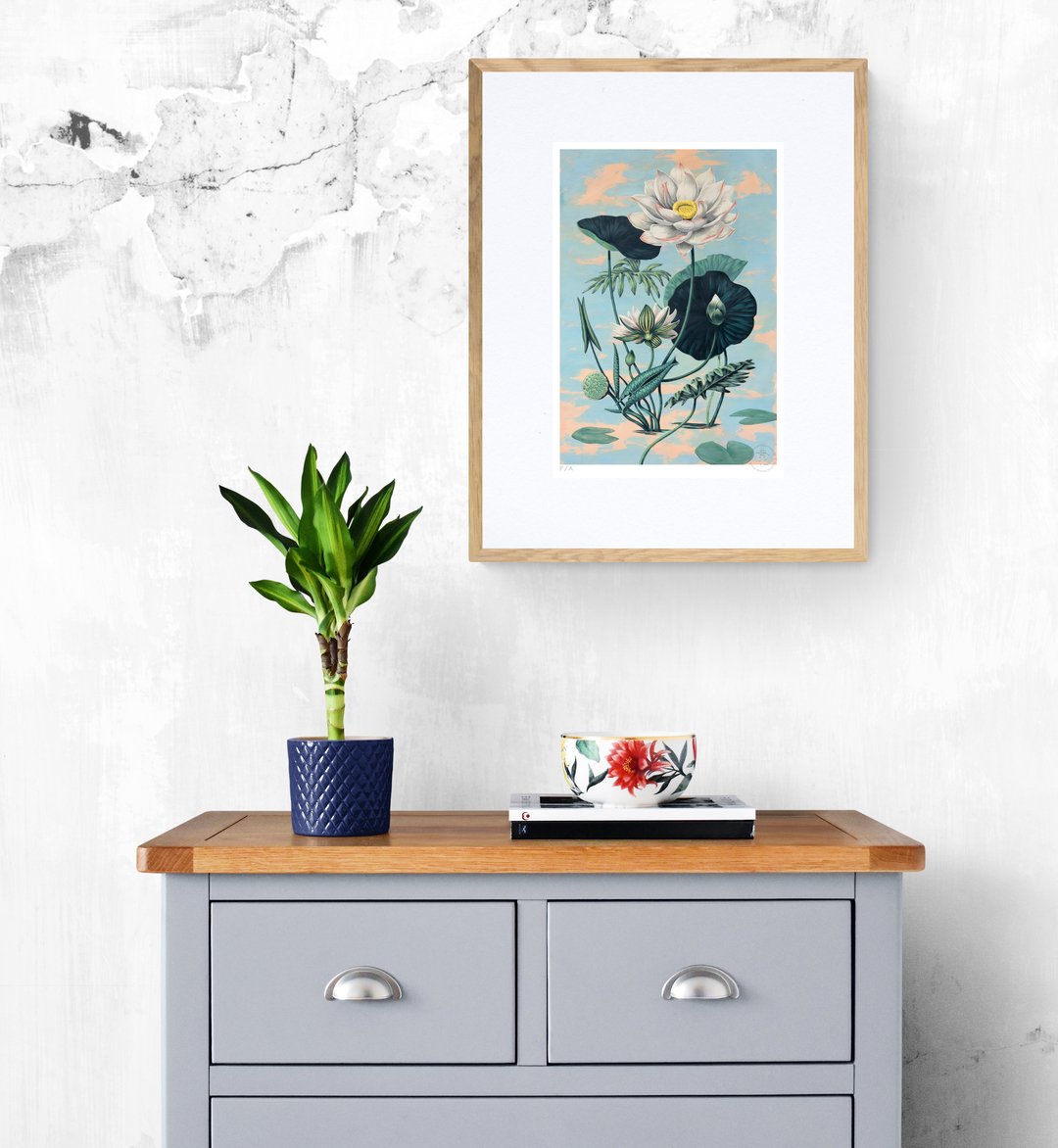 Lotus II - 33 x 48 cm