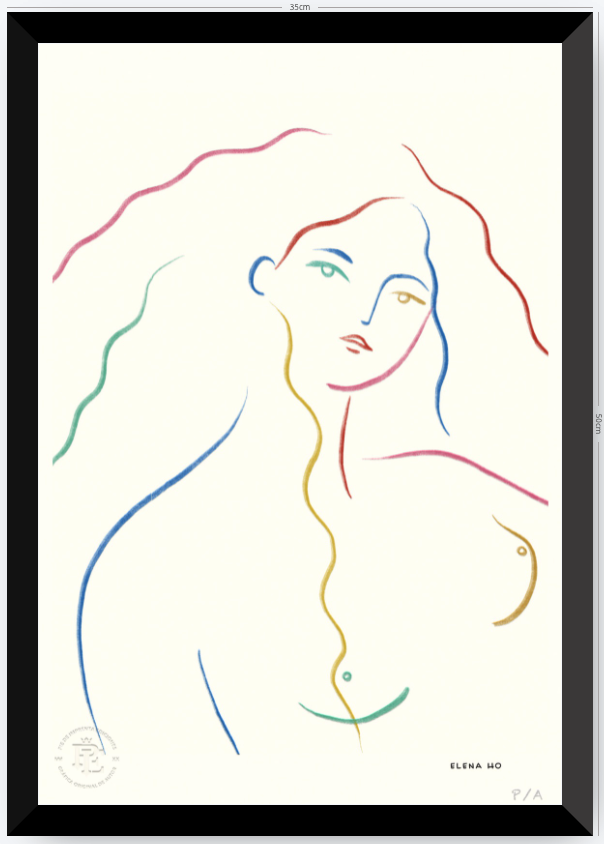 Mujer - 33 x 48 cm