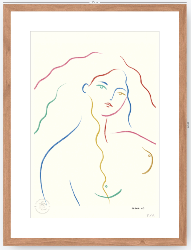 Mujer - 33 x 48 cm