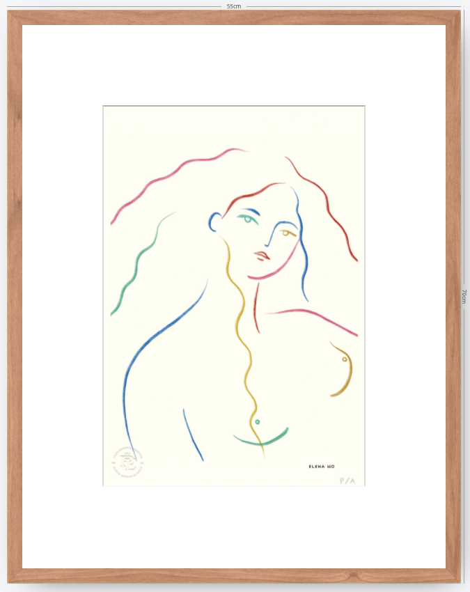 Mujer - 33 x 48 cm