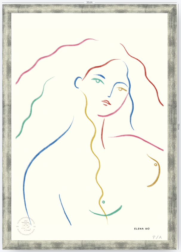 Mujer - 33 x 48 cm
