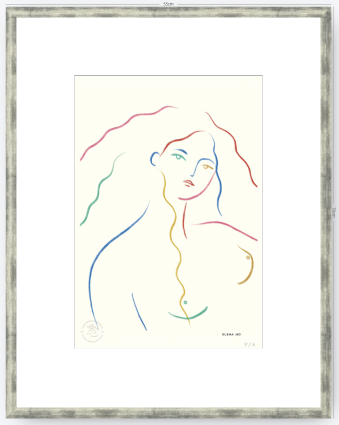 Mujer - 33 x 48 cm