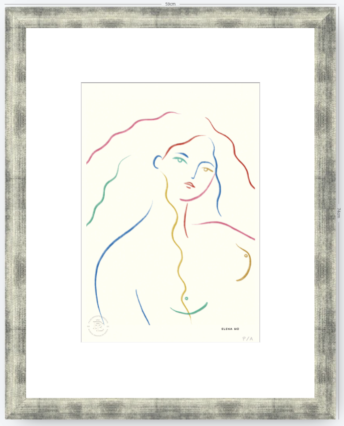 Mujer - 33 x 48 cm