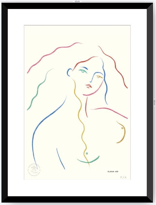 Mujer - 33 x 48 cm