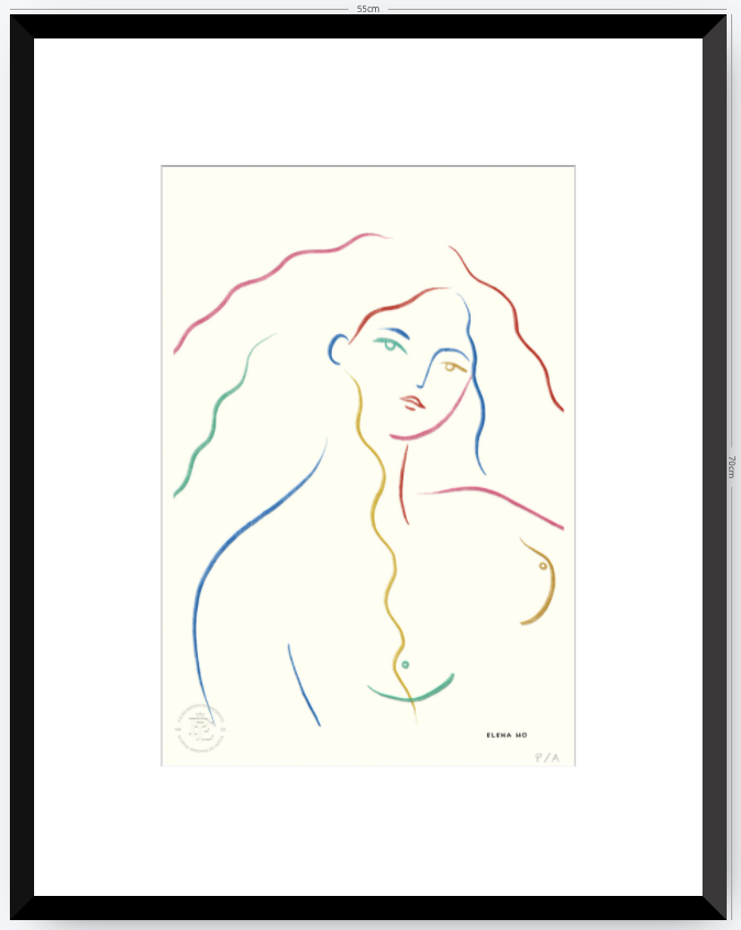 Mujer - 33 x 48 cm