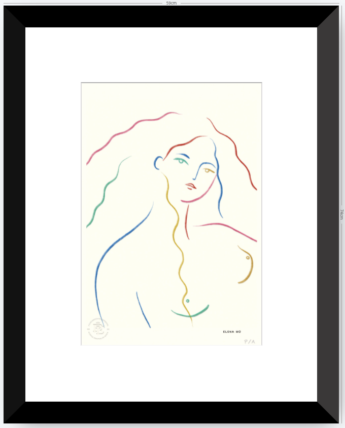 Mujer - 33 x 48 cm