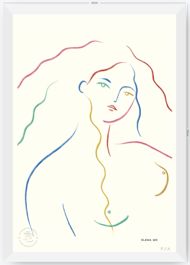 Mujer - 33 x 48 cm
