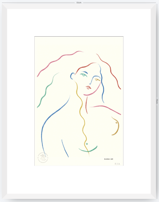 Mujer - 33 x 48 cm