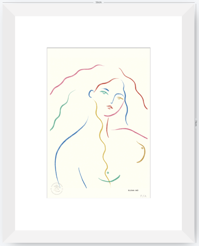 Mujer - 33 x 48 cm